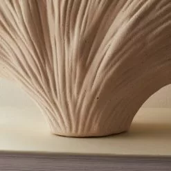 Dunelm Gingko Shell Vase Cream 32cm -VibeAura Shop 30753301 alt02