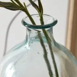 Dunelm Recycled Glass Vase Clear 31cm -VibeAura Shop 30755579 alt02