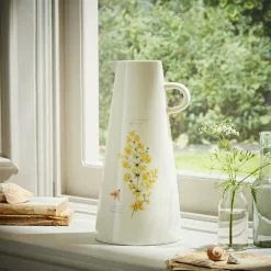 Natural History Museum Lady's Bedstraw Ceramic Tall Vase 30cm -VibeAura Shop 30757823 alt05