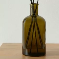 The Edited Life Recycled Glass Vessel Olive -VibeAura Shop 30765429 alt02