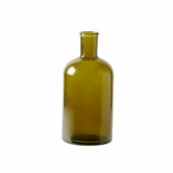 The Edited Life Recycled Glass Vessel Olive -VibeAura Shop 30765429 alt04