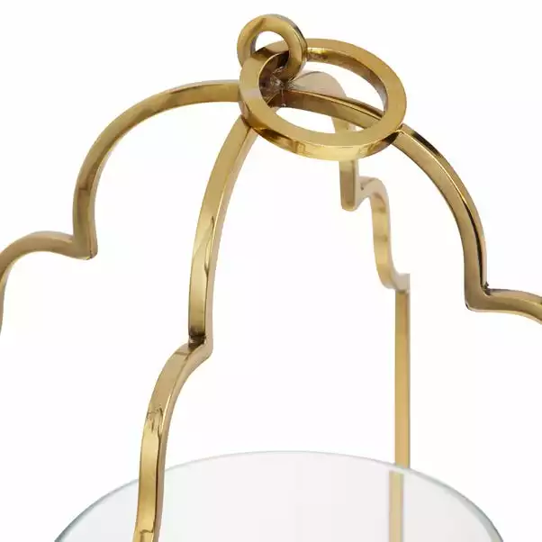 Dunelm Luxe Traveller Moroccan Lantern 50cm 4 Dunelm Luxe Traveller Moroccan Lantern 50cm - Image 4