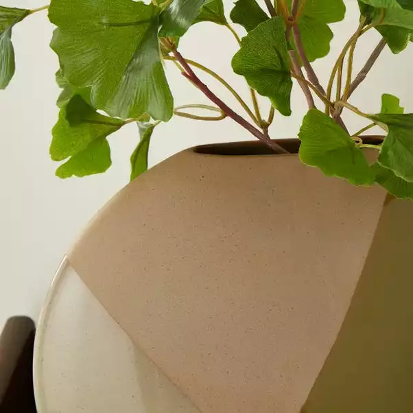 Elements Sculpted Green Round Large Vase 2 Elements Sculpted Green Round Large Vase - Image 2