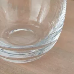 Dunelm Clear Glass Tapered Bullet Vase -VibeAura Shop 30765942 alt02