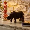 Dunelm Luxe Traveller Rhino Sculpture 36CM