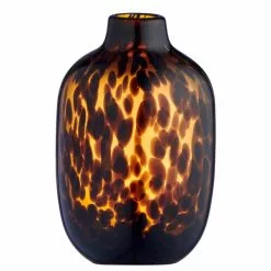 Dunelm Luxe Travel Tortoiseshell Glass Vase 26cm 5 Dunelm Luxe Travel Tortoiseshell Glass Vase 26cm -VibeAura Shop 30765970 alt02