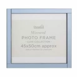 Dunelm Luxe Smoked Photo Frame 20" X 18" (50cm X 45cm) -VibeAura Shop 30767205 alt02