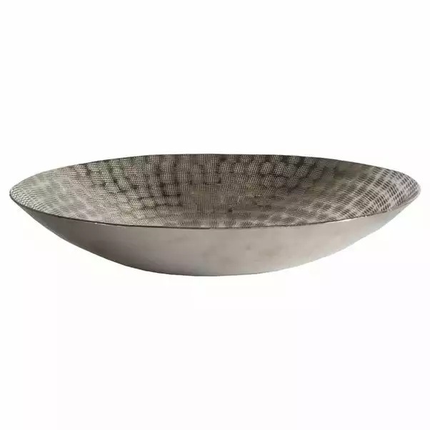 Cedar & Sage Marden Hammer Round Bowl Silver 3 Cedar & Sage Marden Hammer Round Bowl Silver - Image 3