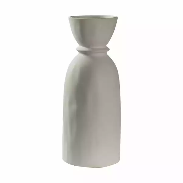 Cedar & Sage Cowden Bottle Vase White 2 Cedar & Sage Cowden Bottle Vase White - Image 2