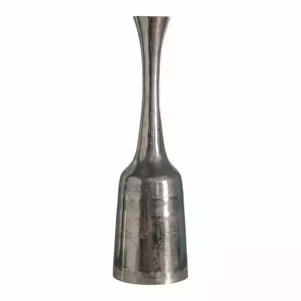 Cedar & Sage Slough Vase Nickel Small 1 Cedar & Sage Slough Vase Nickel Small