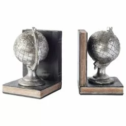 Cedar & Sage Broomfield Pair Of Globe Bookends -VibeAura Shop 30777428 alt02