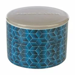 Fired Earth Large Ceramic Assam & White Cedar Wax Filled Candle -VibeAura Shop 30778168 alt02