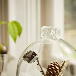 Dunelm Black Mango Wood Cloche -VibeAura Shop 30779657 alt02