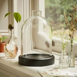 Dunelm Black Mango Wood Cloche -VibeAura Shop 30779657 alt04