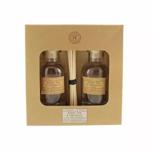 Churchgate Set Of 2 Black Tea And Patchouli Diffusers 1 Churchgate Set Of 2 Black Tea And Patchouli Diffusers