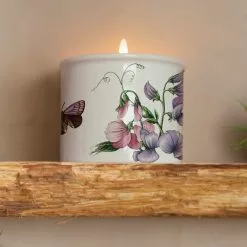 Portmeirion Botanic Garden Sweet Pea Wax Filled Candle -VibeAura Shop 30788907 alt04