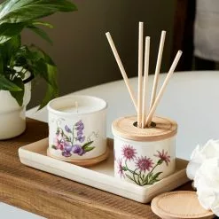 Portmeirion Botanic Garden Sweet Pea Wax Filled Candle -VibeAura Shop 30788907 alt05