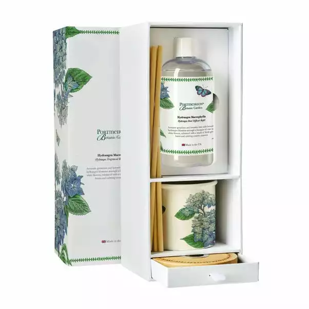 Portmeirion Botanic Garden Hydrangea 200ml Reed Diffuser 2 Portmeirion Botanic Garden Hydrangea 200ml Reed Diffuser - Image 2