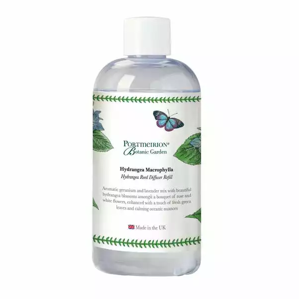 Portmeirion Botanic Garden Hydrangea 200ml Reed Diffuser Refill 2 Portmeirion Botanic Garden Hydrangea 200ml Reed Diffuser Refill - Image 2
