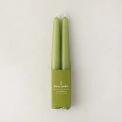 Dunelm Pack Of 2 Taper Candles 20cm