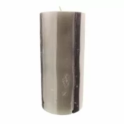 Dunelm Decorative Pillar Candle Monochrome -VibeAura Shop 30791657 alt03
