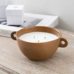 Dunelm Artisan Multiwick Candle Walnut & Sage -VibeAura Shop 30791660 alt02
