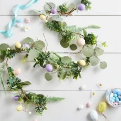 Dunelm Easter Egg Floral Garland