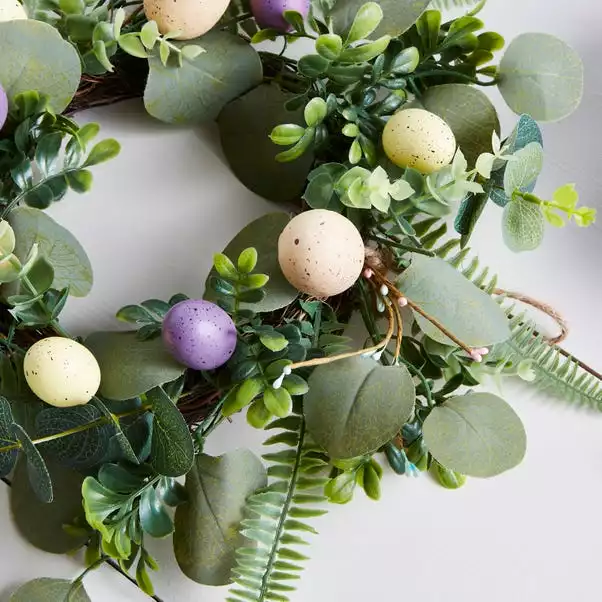 Dunelm Easter Egg Floral Wreath 2 Dunelm Easter Egg Floral Wreath - Image 2