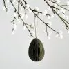 Dunelm Sage Paper Honeycomb Easter Egg Hanging Decoration