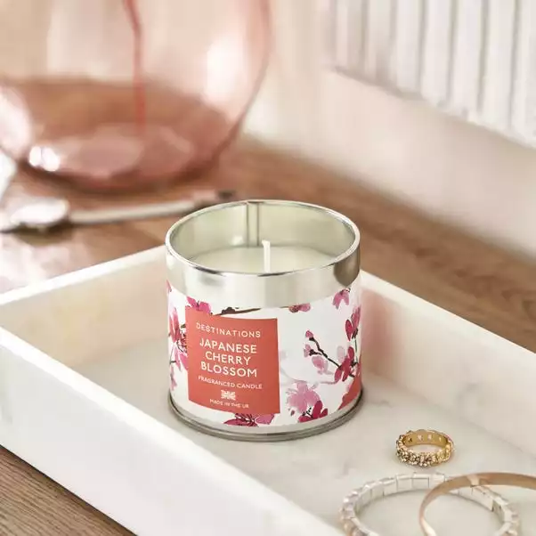 Wax Lyrical Japanese Cherry Blossom Candle Tin 1 Wax Lyrical Japanese Cherry Blossom Candle Tin