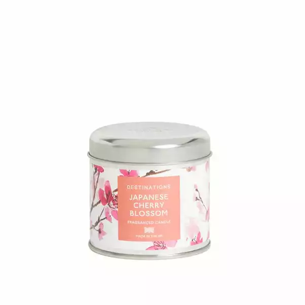Wax Lyrical Japanese Cherry Blossom Candle Tin 3 Wax Lyrical Japanese Cherry Blossom Candle Tin - Image 3