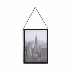 Dunelm Black Hanging Chain Photo Frame A4 -VibeAura Shop 30795074 alt02