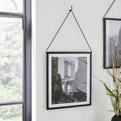 Dunelm Black Hanging Chain Photo Frame 10x12