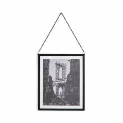 Dunelm Black Hanging Chain Photo Frame 10x12 -VibeAura Shop 30795075 alt02