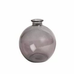 Dunelm Recycled Glass Vase Smoked 18cm -VibeAura Shop 30796245 alt02