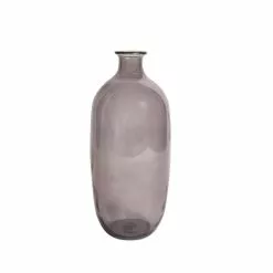 Dunelm Recycled Glass Vase Smoked 31cm -VibeAura Shop 30796246 alt02