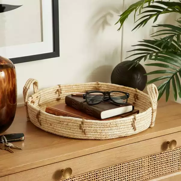 Dunelm Maize Rope Decorative Tray 1 Dunelm Maize Rope Decorative Tray