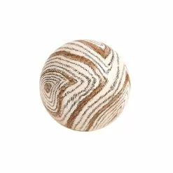 Dunelm Wood Effect Ball Brown -VibeAura Shop 30796393 alt02