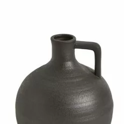 Dunelm Round Ceramic Vase With Handle 14cm -VibeAura Shop 30796397 alt02