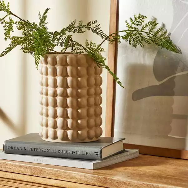 Dunelm White Sand 20cm Bubble Vase 1 Dunelm White Sand 20cm Bubble Vase