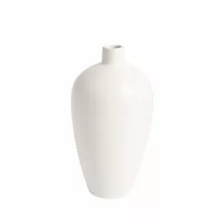 Dunelm Tall Vase 28cm White -VibeAura Shop 30796772 alt02