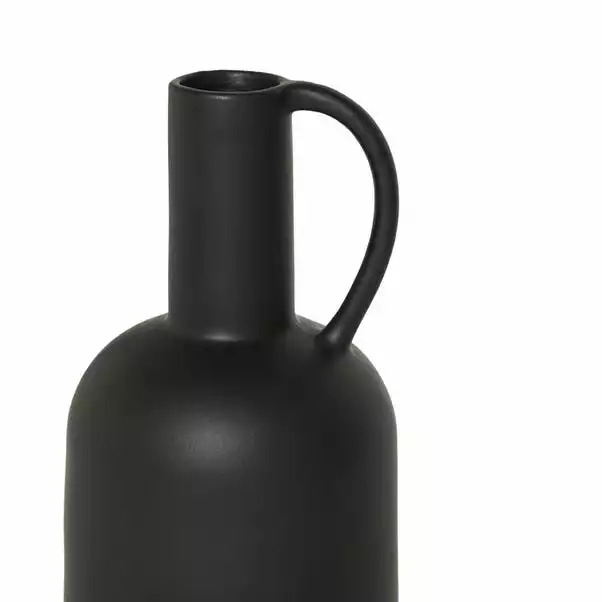 Dunelm Bottle Shaped Vase 30cm Black 3 Dunelm Bottle Shaped Vase 30cm Black - Image 3