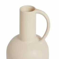 Dunelm Bottle Shaped Vase 30cm White Sand -VibeAura Shop 30796774 alt03