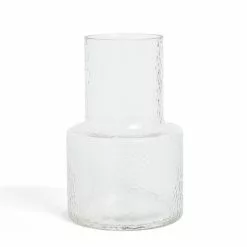 Dunelm Glass Vase Bubble 25cm Clear -VibeAura Shop 30796776 alt02
