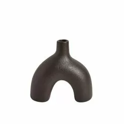 Dunelm Ceramic Black Vase -VibeAura Shop 30796777 alt02
