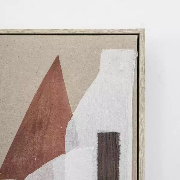 Cedar & Sage Emelle Abstract Textured Framed Canvas 2 Cedar & Sage Emelle Abstract Textured Framed Canvas - Image 2