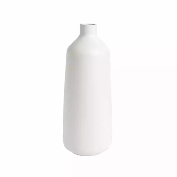 Dunelm Tall Vase 35cm White 3 Dunelm Tall Vase 35cm White - Image 3