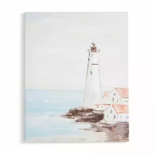 Dunelm Lighthouse Canvas 40cm X 50cm 3 Dunelm Lighthouse Canvas 40cm X 50cm - Image 3