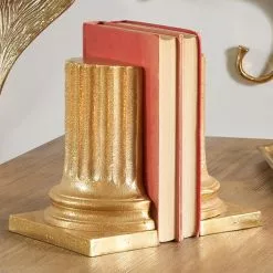 Pacific Lifestyle Matt Antique Brass Bookends