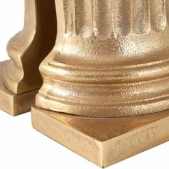 Pacific Lifestyle Matt Antique Brass Bookends -VibeAura Shop 30803444 alt03